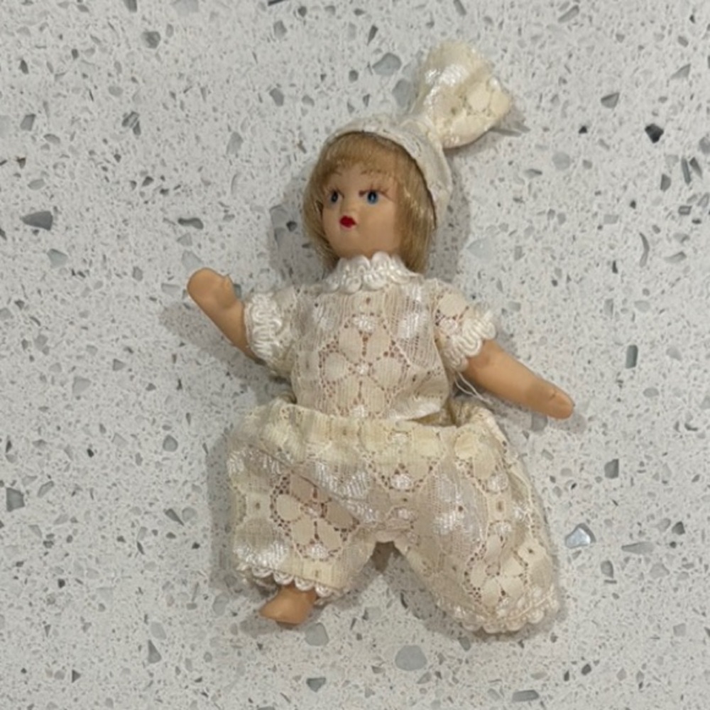Vintage Lace Doll Figurine